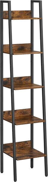 Raft TAYLOR 5 polite 170x33,8 cm, rustic maro