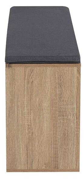 Suport pentru pantofi Miramar XL, lemn natural / gri