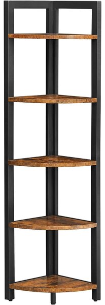 Raft colt TAYLOR 5 polite 150x30 cm, rustic maro