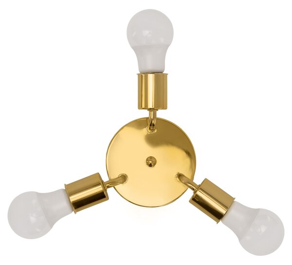 Lampă triplă de tavan Metal Gold APP704-3C