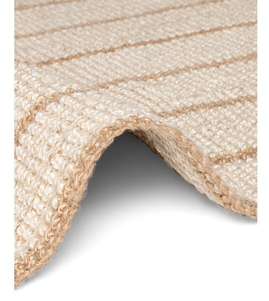 Covor crem țesut manual din iută 160x230 cm Harvest Sierra – Elle Decoration