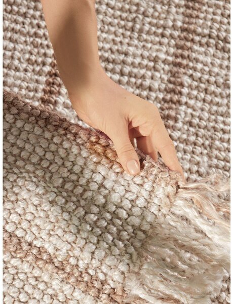 Covor crem țesut manual din iută 160x230 cm Harvest Sierra – Elle Decoration