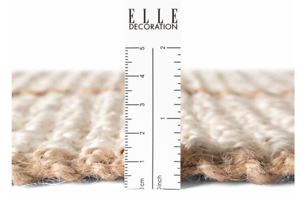 Covor crem țesut manual din iută 160x230 cm Harvest Sierra – Elle Decoration