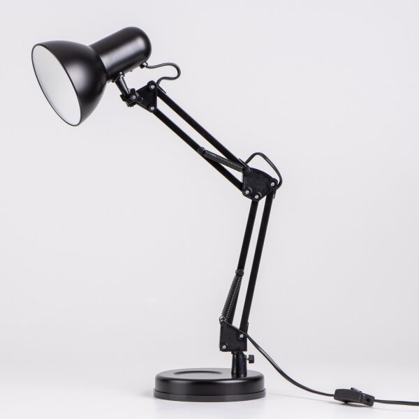 Lampă LED de masă ROMERO 1xE27/10W/230V neagră Brilagi