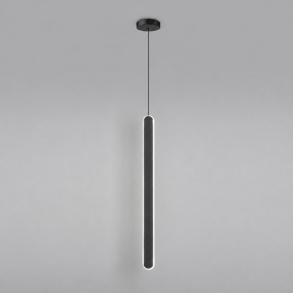 Lampă decorativă LED suspendată Venelia – Neagră