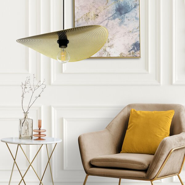 Lampă de tavan APP1469-1CP BLACK/GOLD