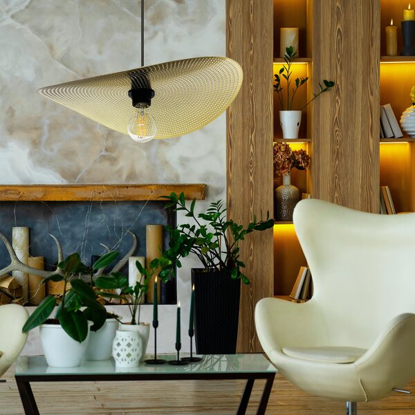 Lampă de tavan APP1469-1CP BLACK/GOLD