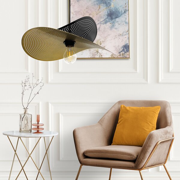 Lampă de tavan APP1471-1CP black/gold