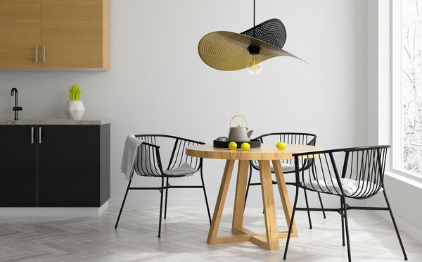 Lampă de tavan APP1471-1CP black/gold
