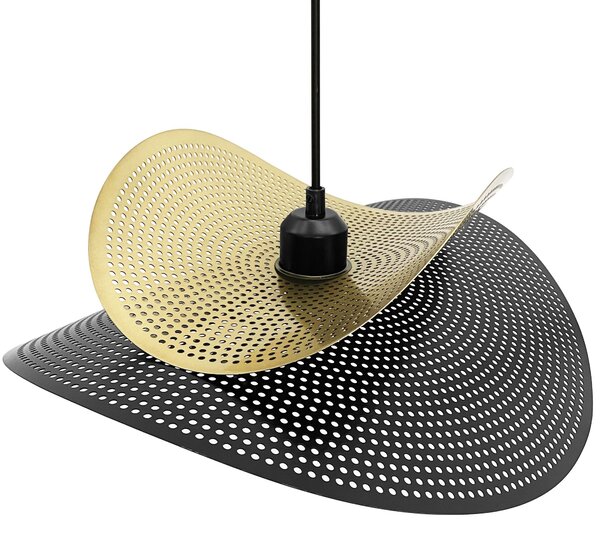 Lampă de tavan APP1471-1CP black/gold