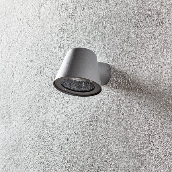 Nordlux Lampă de exterior Aleria, aluminiu gri, reglabil, Gri, Metal, Modern