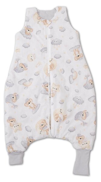 Sac de dormit cu picioare pentru copii 18-36 luni Kidizi Koala Dreams 0.5 tog, mansete transformabile in soseta