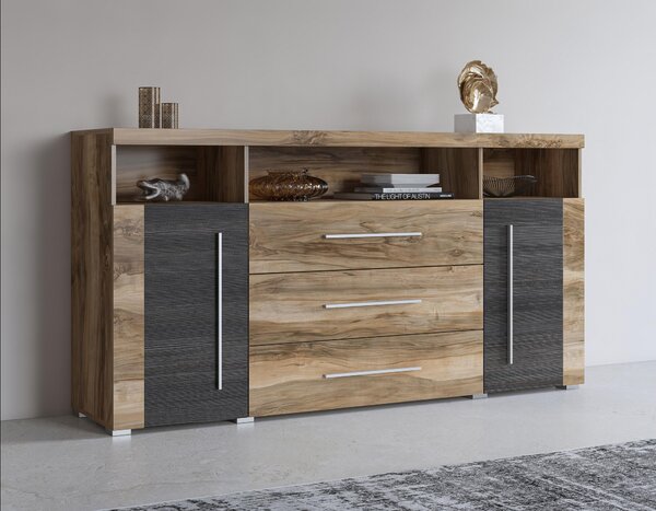 Comodă Rogalo 25 (nuc satin). Promo -20%. 1118134