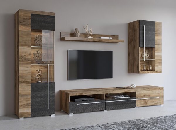 Comodă Rogalo 28 (nuc satin). Promo -22%. 1118136