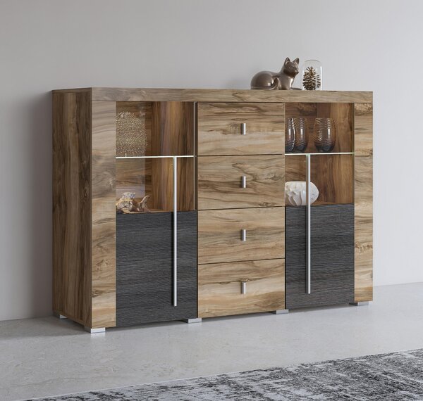 Comodă Rogalo 26 (nuc satin). Promo -19%. 1118135