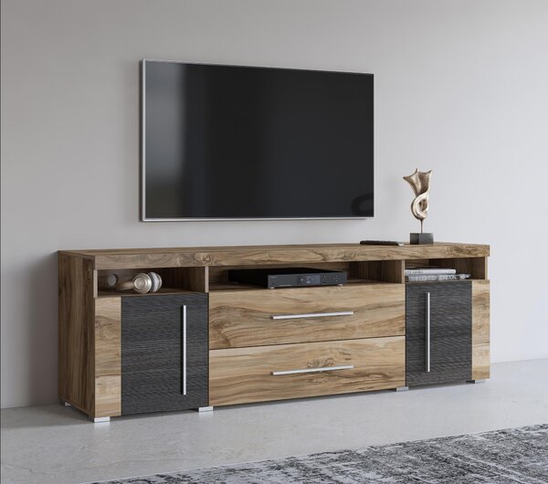 Masă TV/Dulap Rogalo 70 (nuc satin). Promo -13%. 1118140