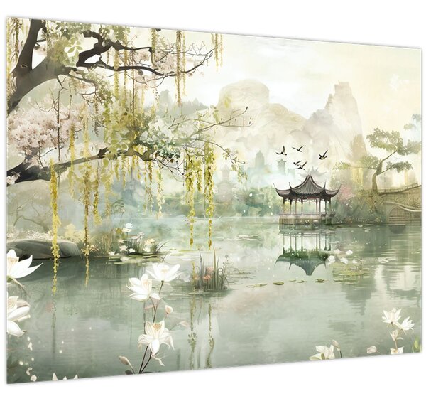 Tablou - Lac Chinezesc (70x50 cm)