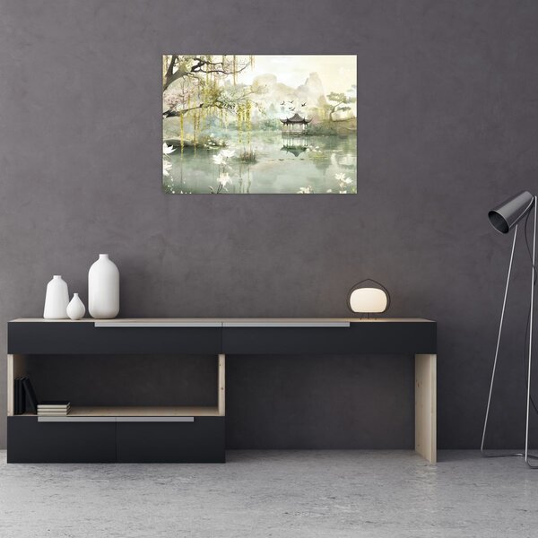 Tablou - Lac Chinezesc (70x50 cm)