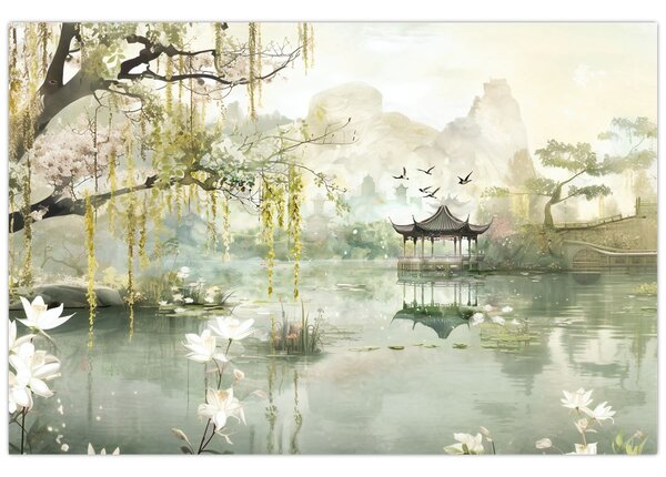 Tablou - Lac Chinezesc (90x60 cm)