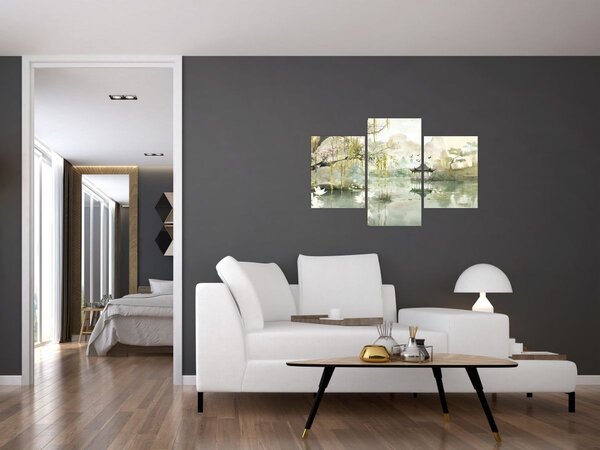 Tablou - Lac Chinezesc (90x60 cm)