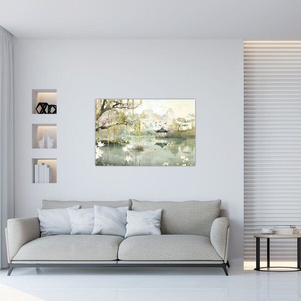 Tablou - Lac Chinezesc (90x60 cm)
