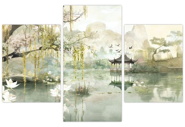 Tablou - Lac Chinezesc (90x60 cm)