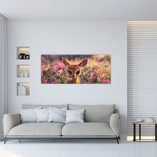 Tablou - Căprioară Drăgălașă (120x50 cm)