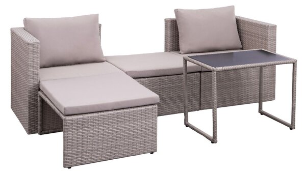 Set de grădină modular Capri 6-în-1