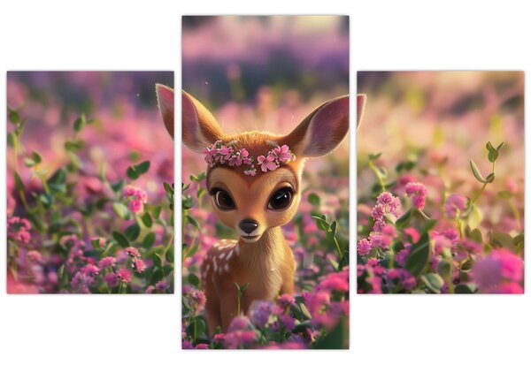 Tablou - Căprioară Drăgălașă (90x60 cm)