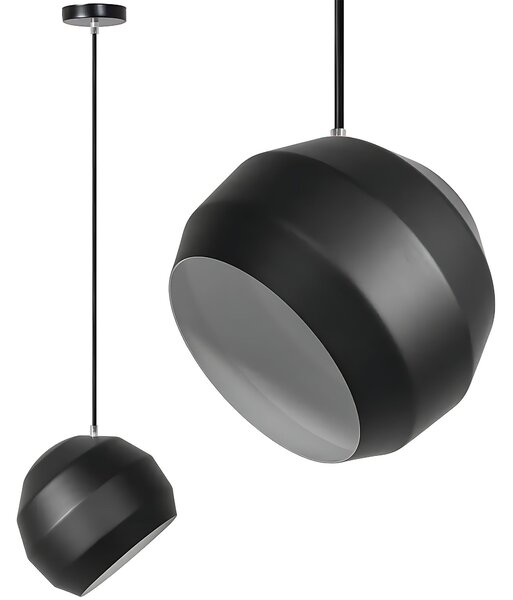 Toolight Toollight - Plafoniera 1xE27 APP381-1CP, negru, OSW-05013