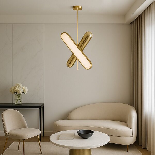 Lampa LED APP832-CP GOLD