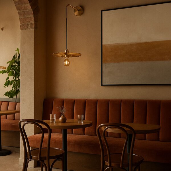 Lampa de perete APP1356-1W OLD GOLD 30 cm
