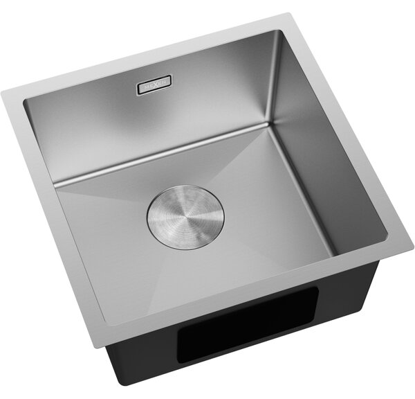 Chiuvetă Mexen Trixo, din oțel inoxidabil cu 1 compartiment, 440 x 440 mm, oțel periat, 6413441000-01