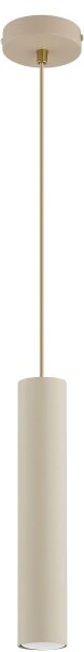 Brilagi - Lustra suspendată pe cablu TUBE 1xGU10/15W/230V bej/auriu