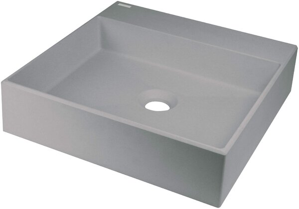 Deante Correo, chiuveta blat granit 400x400x100 mm, gri metalic, DEA-CQR_SU4S