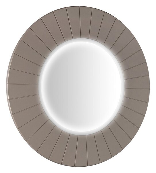 Sapho Sapho, oglindă rotundă LUMIRO STRIP cu iluminare LED în ramă, diametru 75cm, agila, LR750-4343S