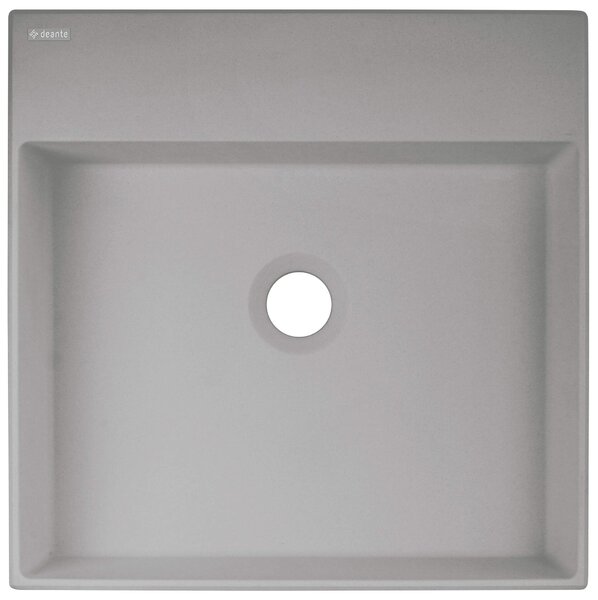 Deante Correo, chiuveta blat granit 400x400x100 mm, gri metalic, DEA-CQR_SU4S
