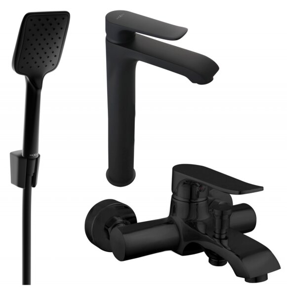 Mexen Pecos R62 set cadă, negru - 72713R62-70
