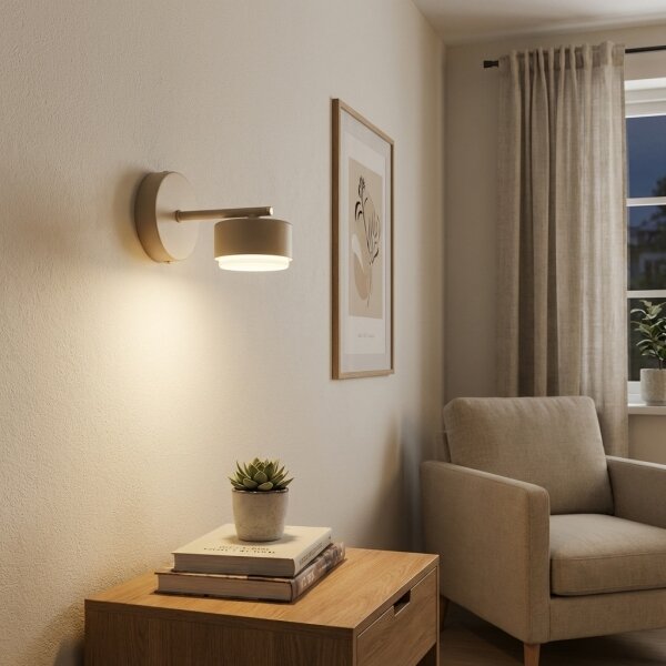 Brilagi - Aplica de perete LED MONO 1xGX53/13W/230V bej