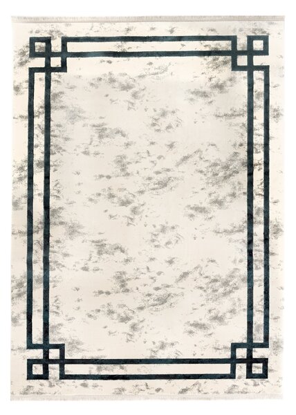 Covor din fibre acrilice, Colectie adonis ,stil modern, model 2596A, culoare Turcoaz 160 x 230 cm