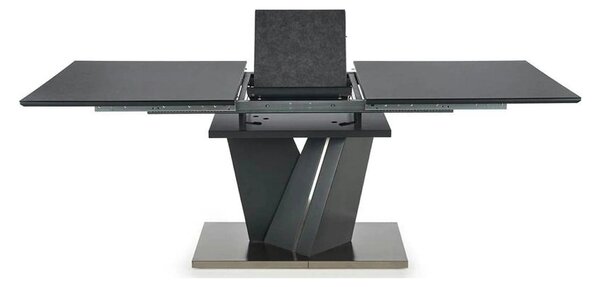 Masa SALVADOR, gri, 160/200x90x77 cm