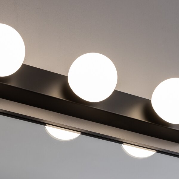 Brilagi - Lumină LED pentru oglindă de baie HOLLYWOOD, 3xLED/3W, 230V, IP44, negru
