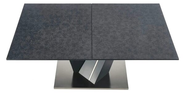 Masa SALVADOR, gri, 160/200x90x77 cm