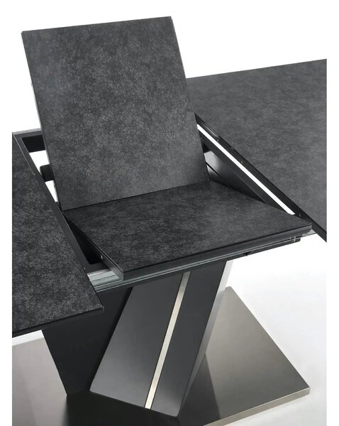 Masa SALVADOR, gri, 160/200x90x77 cm