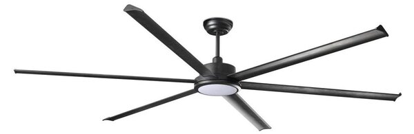 Ventilator LED dimabil de tavan FARO 34207-130 ROTTERDAM XXL LED/32W/230V negru d. 250 cm + telecomandă