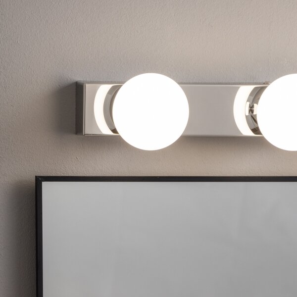 Brilagi - Aplică LED pentru oglindă de baie HOLLYWOOD, 3xLED/3W/230V, IP44, crom