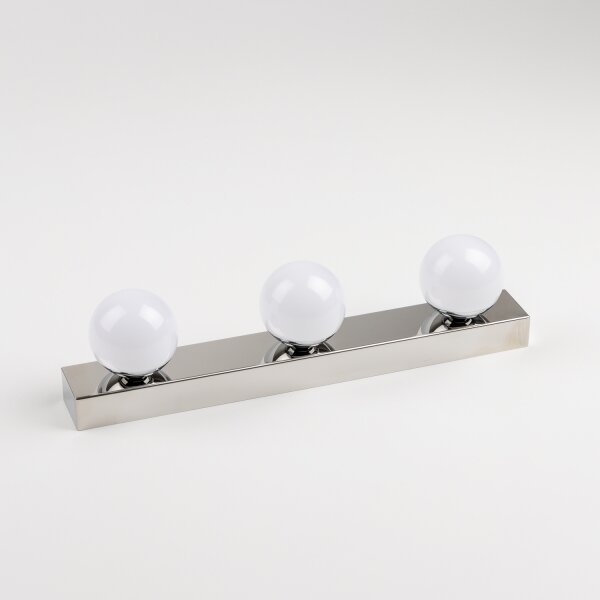 Brilagi - Aplică LED pentru oglindă de baie HOLLYWOOD, 3xLED/3W/230V, IP44, crom