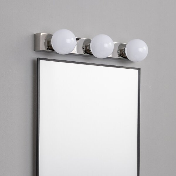 Brilagi - Aplică LED pentru oglindă de baie HOLLYWOOD, 3xLED/3W/230V, IP44, crom