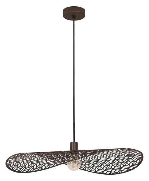 Eglo 44167 - Lustră SWABY suspendată pe cablu, 1xE27/60W/230V, diametru 80 cm, bronz