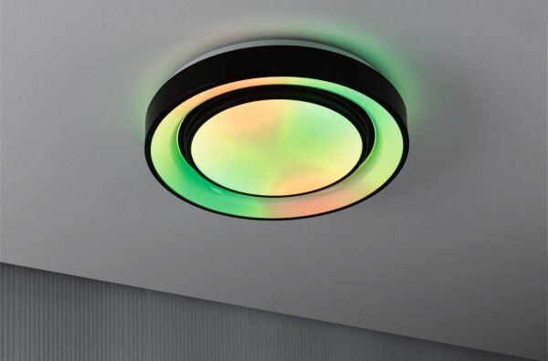 Plafonieră dimabilă LED RGBW/22W RAINBOW 230V Paulmann 70544 + telecomandă